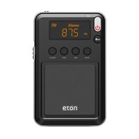 Eton Mini Compact AM/FM/Shortwave Radio, Black