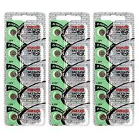 3X 5PK Maxell Silver Oxide SR726W High Drain Watch Battery Replaces 310 L 126/D 394, 1161SO, 280-17, 394, 394A, 625, AG9, D394, GP394, L936, LR936, R394/27, RW 335, RW33, S33, S936S, SB-A4, SG9, V394