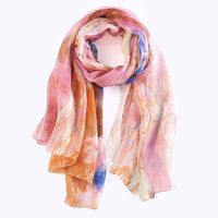 Hqysjin Ladies Silk Scarves Sunshade Shawl Gradient Beach Towel,Fives,178108cm