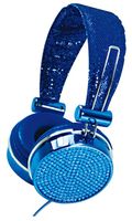 Jewel Hype HY-955-BLU Blue 3.5mm Stereo Headset Headphones w. Mic & Answer Button