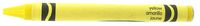 50 Yellow Crayons Bulk - Single Color Crayon Refill - Regular Size 5/16" x 3-5/8"