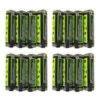 (16-Pack) HyperPS 1.2V AA 1200mAh Ni-MH Rechargeable Battery for High-Drain Devices, Quick Charge (Flat Top w/Soldering Tabs)