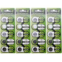 eCoreCell (20pcs) CR1620 5009LC 3V 3 Volt Lithium Single Use Non-Rechargeable Button Coin Cell Battery