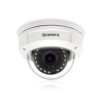 Q-camera Dome Security Camera 1080P 4 in 1 TVI/CVI/AHD/CVBS 1/2.7" Sensor 2.8-12mm Varifocal Lens Vandal-Proof 45ft 15 LEDs IR-Cut Night Vision Home Surveillance System Camera for Outdoor Indoor