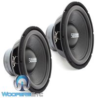 Pair of Sundown Audio LCS-12 D4 12" Dual 4-Ohm 300 Watts RMS Subwoofer