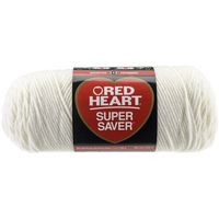 Red Heart Super Saver Yarn, Soft White