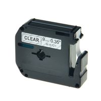 SuperInk 1 Pack Compatible for Brother P-Touch M Tape M121 M-K121 MK121 Black on Clear Label Tape for P Touch Label Maker PT-90 PT-M95 PT-70BM PT-70 PT-65 PT-85 PT-45 (3/8" x 26.2' 9m x 8m)