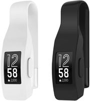 SmartHer Clip for Fitbit Inspire or Inspire HR Holder Accessory, Black&White.