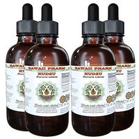 Kudzu Alcohol-Free Liquid Extract, Organic Kudzu (Pueraria lobata) Dried Root Glycerite Hawaii Pharm Natural Herbal Supplement 4x4 oz