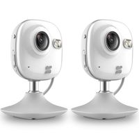 EZVIZ Mini HD 720p WiFi Home Security Camera with Motion Detection, 130° View, Night Vision, Works with Alexa Using IFTTT - 2 Camera Kit
