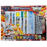 Pocketmon 8p Stationery Set (Red)