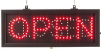 Displays2go Rectangular LED Sign, Reads"Open/Closed" (LEDOPCLN3)