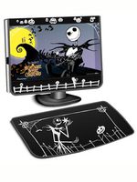 Disney Black Nightmare Before Christmas Cover for Computer Screen and Keyboard Computer Screen Cover