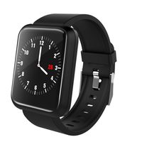 2019 New !!!❤❤❤Daerzy Smart Watch Sport3 Fitness Tracker Heart Rate Blood Pressure Monitor Smartwatch Waterproof Wristwatch As Father's Day, (Black)