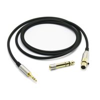 NewFantasia Replacement Audio Upgrade Cable Compatible with AKG K240, K240S, K240MK II, Q701, K702, K141, K171, K181, K271s, K271 MKII, M220, Pioneer HDJ-2000 Headphones 1.2meters/4feet