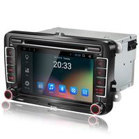 Amaseaudio Upgrade Cortex A7 Quad Core 2 Din Car DVD Stereo Player 7 inch Android 7.1 GPS Navigation System VW Golf Polo Passat CC Tiguan Jetta Seat Skoda