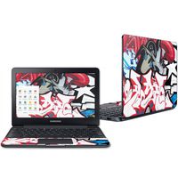 Mightyskins Skin Compatible with Samsung Chromebook 3 11.6" - Graffiti Mash Up | Protective, Durable, and Unique Vinyl Decal Wrap Cover | Easy to Apply, Remove, and Change Styles | Made in The USA