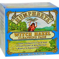 Humphreys Homeopathic Remedies Witch Hazel Clnsng Pads 60 Ct