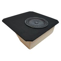 Compatible with 1997-2004 Chevy Corvette Coupe C5 Z06 Kicker CompVT CVT12 Single 12" Sub Box Enclosure - Final 2 Ohm