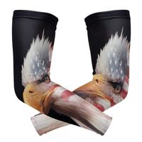 American Eagle US Flag 1 Pair Cooling Long Sports Arm Sleeve
