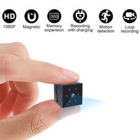 Lnhaa Mini Spy Camera Wireless Hidden,Mini Camera Home Security Spy Cam Full HD 1080P Portable Small Covert Home Nanny Cam with Night Vision,Indoor/Outdoor Security Surveillance Hidden Camera