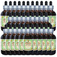 Stevia (Stevia Rebaudiana) Glycerite, Organic Dried Leaves Alcohol-Free Liquid Extract (Brand Name: HerbalTerra, Proudly Made in USA) 30x2 fl.oz (30x60 ml)