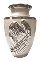 Large Brass Praying Angel Funeral Cremation Urn
