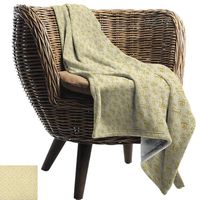 AndyTours Camping Blanket，Birthday,Abstract Present Boxes with Flowers Ribbons Bows on a Backdrop with Circles, Beige Pale Green,Flannel Blankets Made with Plush Microfiber 35"x60"