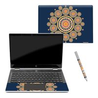 Mightyskins Skin Compatible with Hp Pavilion X360 14" (2018) - Summer Mandala | Protective, Durable, and Unique Vinyl Decal Wrap Cover | Easy to Apply, Remove, and Change Styles | Made in The USA