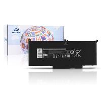 ANTIEE F3YGT Laptop Battery Replacement for Dell Latitude 12 7000 7280 7290 Latitude 7380 7390 7480 7490 E7480 E7280 Notebook 0F3YGT DM3WC DM6WC 0DM3WC 2X39G KG7VF V4940 451-BBYE 7.6V 60Wh
