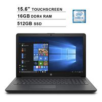 2019 Newest Premium HP Pavilion 15.6 Inch Touchscreen Laptop (Intel Core i3-7100U 2.40GHz, 16GB RAM, 512GB SSD, WiFi, HDMI, DVDRW, HD Audio, Webcam, Windows 10)