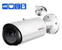 【Support SD Card】 ONWOTE UltraHD 4K 8MP 4X Optical Zoom IP PoE Security Camera Outdoor, 3840x 2160 8.51 Megapixels, 200ft IR, Motorized Varifocal Lens 30°-120° View Angle, IP66, H.265 ONVIF