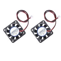KINGPRINT DC 12V 40x40x10mm Silent Brushless Cooling Fan for 3D Printer (Pack of 2pcs)