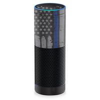 MightySkins Skin Compatible with Amazon Echo - Thin Blue Line K9 | Protective, Durable, and Unique Vinyl Decal wrap Cover | Easy to Apply, Remove, and Change Styles | Made in The USA