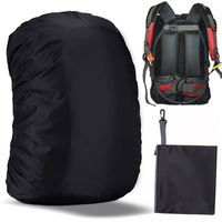 Waterproof Backpack Rain Cover for (30-40L), 2019 New Anti-Slip Cross Buckle Straps, Sliver Coating Reinforced Inner Layer for Camping, Hiking, Traveling, Hunting, Biking and More (Black)