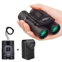 8x21 Compact Binoculars for Adult Kids, Lightweight Mini Binoculars with Pocket for Travel Hiking Bird Watching with Strap, Theater & Concert