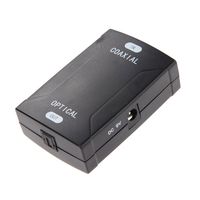MMdex Coax Coaxial RCA to Optical TOSlink SPDIF Digital Audio Converter Adapter