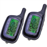 Yescom 2-Way LCD Sensor Car Alarm Remote Engine Start Security System Vehicle Truck Pager Kit Auto