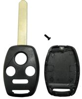 Horande 4 Buttons Remote Entry Car Key Fob Case Shell Fit for Honda Accord Civic CR-V Replacement Key Cover No Chips Inside FCC ID OUCG8D-380H-A IC 850G-G8D380HA