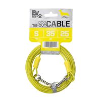 BV Pet Small Tie Out Cable for Dog up to 35 Pound, 25-Feet