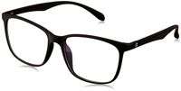 Sun Nowa Blue Light Blocking Computer Gaming Unisex Blocker Glasses Anti UV Light TR90 Frame (Matte Black, 0.0)