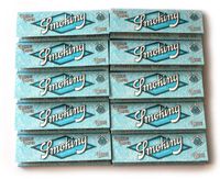 10 booklets SMOKING No 8 BLUE Tree free Rolling Paper - total 600 papers