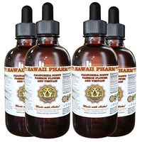 Organic California Poppy, Passionflower and Blue Vervain Liquid Extract Tincture 4x4 oz