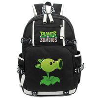 Siawasey Cute Plants Zombie Hot Game Bookbag Backpack Shoulder Bag School Bag