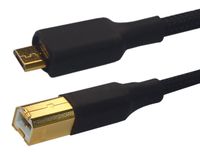 KK Cable SK-M-b HiFi 5N OFC OTG Micro USB to USB Type B for DAC etc, SK-M-b (1.5M/4.92ft)