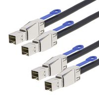 CableCreation 6.6FT External HD Mini SAS SFF-8644 to SFF-8644 Cable, 2M/ Black ...