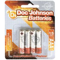 Doc Johnson Batteries AAA 4 Pack (Package Of 7)