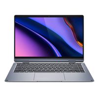 XIDU PhilBook Max 2-in-1 Convertible Laptop, 14.1 Inch FHD Slim Bezel Touchscreen, Intel E3950 Quad-core, 8GB RAM, 128GB SSD, Backlit Keyboard, Windows 10 Notebook, Star Gray