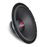 Lanzar 12in Car Subwoofer DVC - IB Open Air Audio Stereo Speaker, 4 Ohm Impedance, Steel Basket, 300 Watt Power, Non-Pressed Paper Cone and Foam Surround for Vehicle Sound System - DCTOA12D