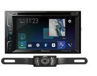 Pioneer AVH-500EX 6.2" DVD Receiver with Universal License Plate Backup Camera Package